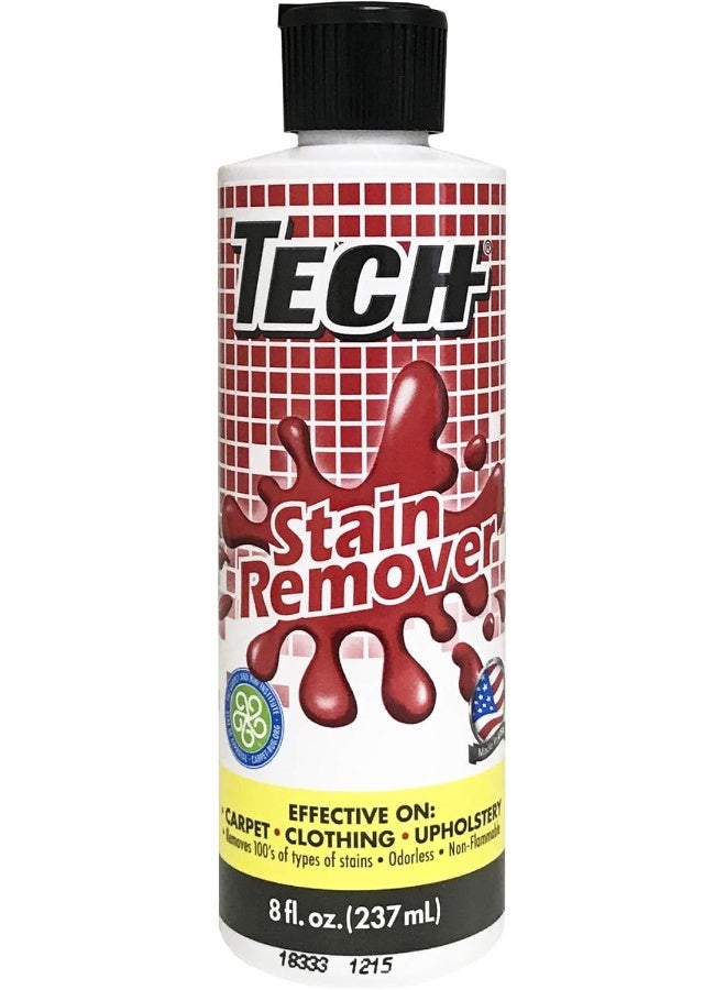 TECH Multi-Purpose Stain Remover, 8 oz Bottle, For Carpet, Clothes, Upholstery, and Other Fabrics - Image 1